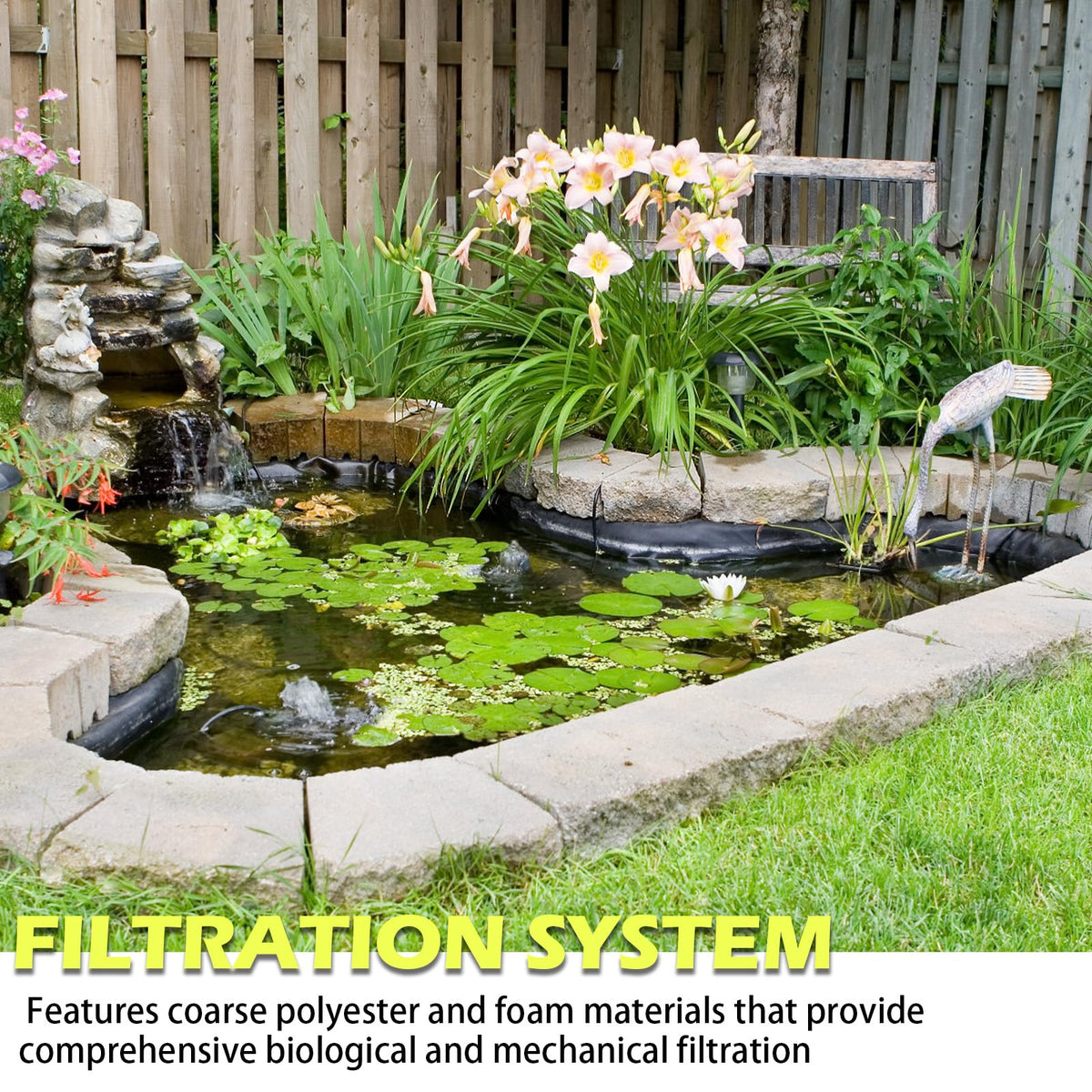 LikeLion flow-optimized design reducing potential clogs.
