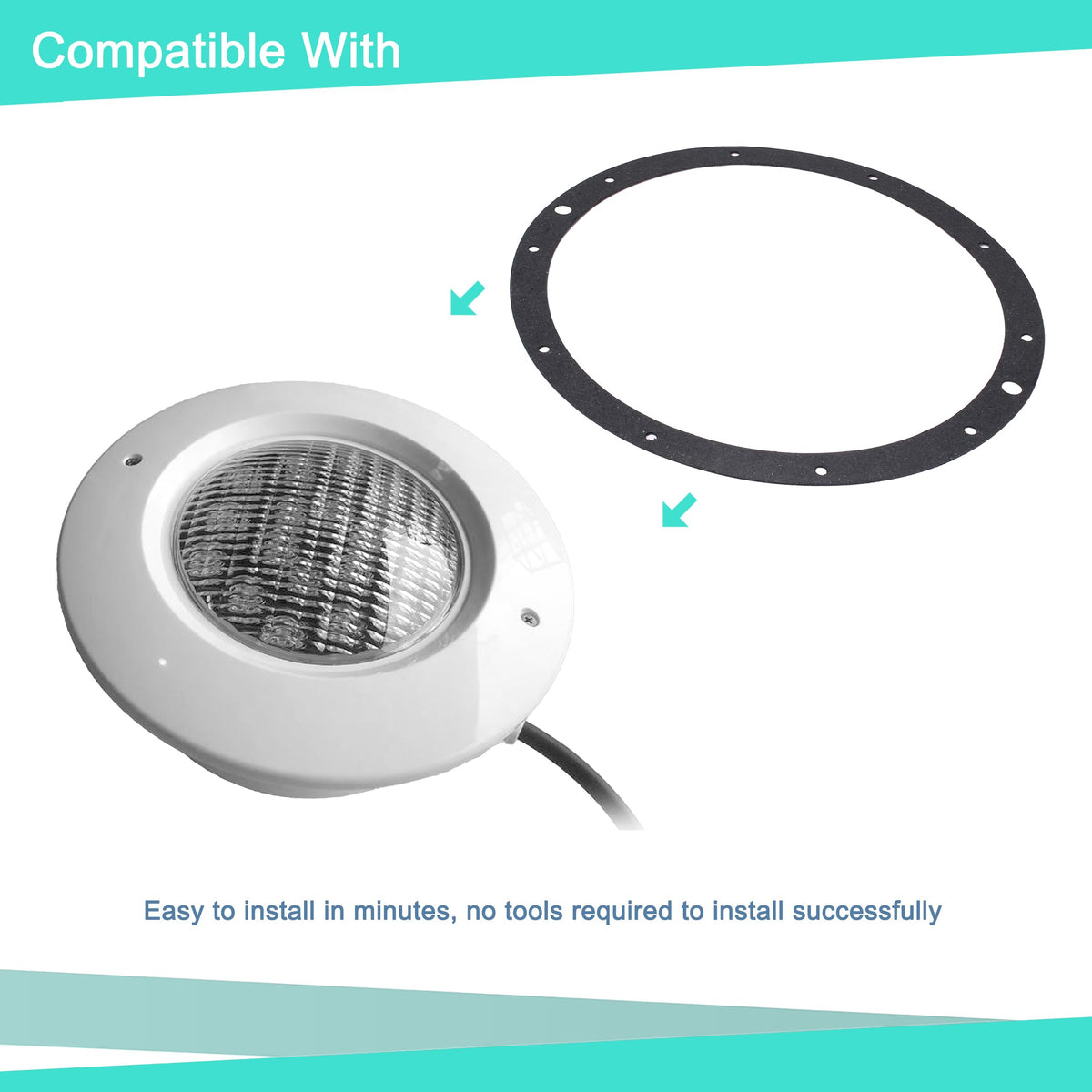 LikeLion SPX0506D gasket seals vinyl niches for indoor and above-ground pools.