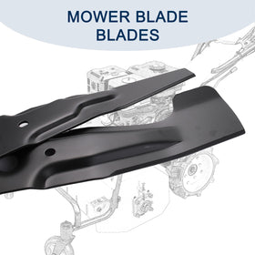 LikeLion tungsten carbide edge on bottom blade detail boosts longevity during tough grass cuts.