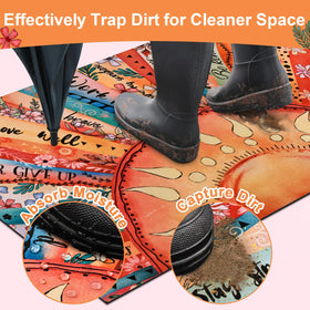 Likiyol dense felt dirt-capture mat keeps interiors cleaner.