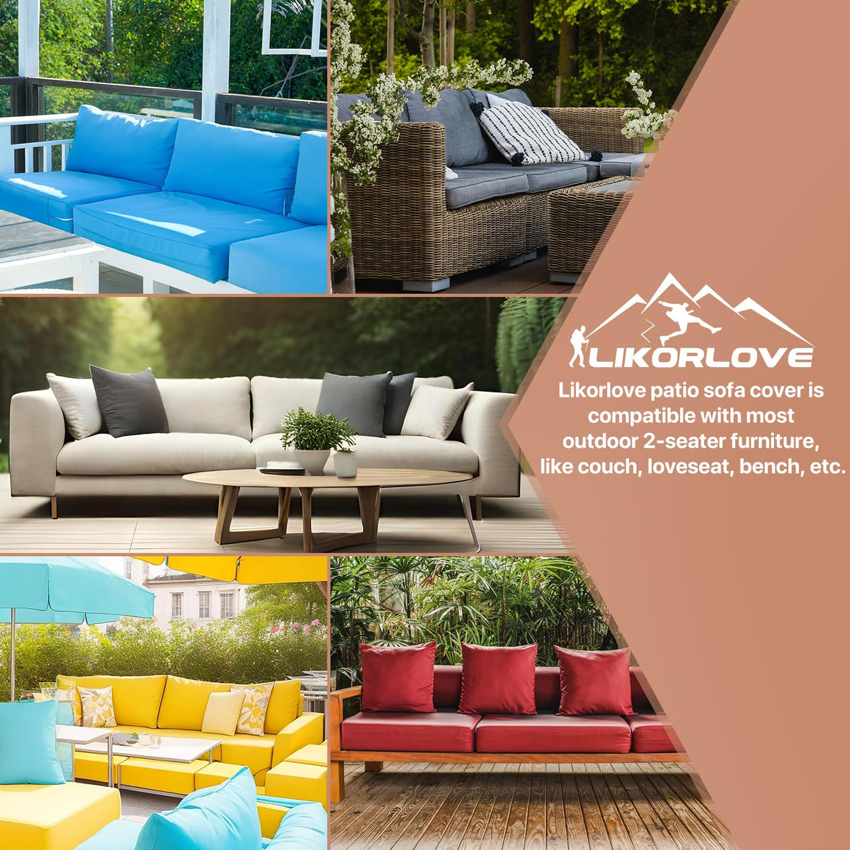 Likorlove cover features padded handles for easy on off