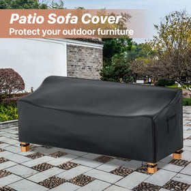 Likorlove padded handles ease on/off of the outdoor cover.