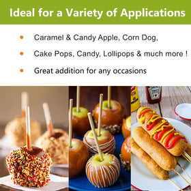 Likpikin corn dog skewers provide sturdy support for grilling