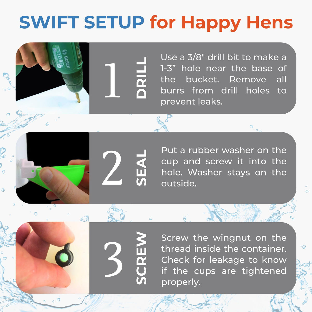 Lil'Clucker coop-friendly setup compatible with various enclosures