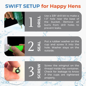 Lil'Clucker coop-friendly setup compatible with various enclosures