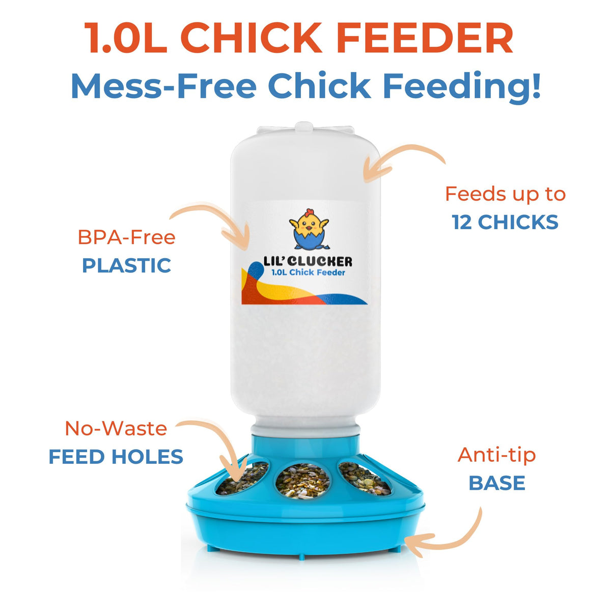 Lil'Clucker Hanging Handle — convenient hanging option in brooders.