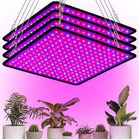 Liliful 4pcs grow light panel indoors for seed starting