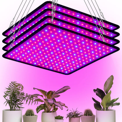 Liliful 4pcs grow light panel indoors for seed starting