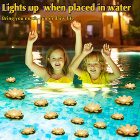 Liliful battery-powered lotus lantern offers week-long glow with easy battery swap.