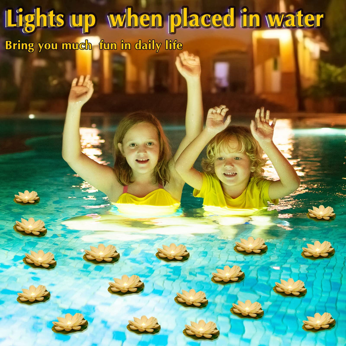 Liliful EVA foam lotus lanterns feel soft yet durable for outdoor use