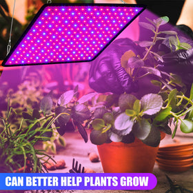 Liliful grow light panel includes hooks wires and plugs for easy setup