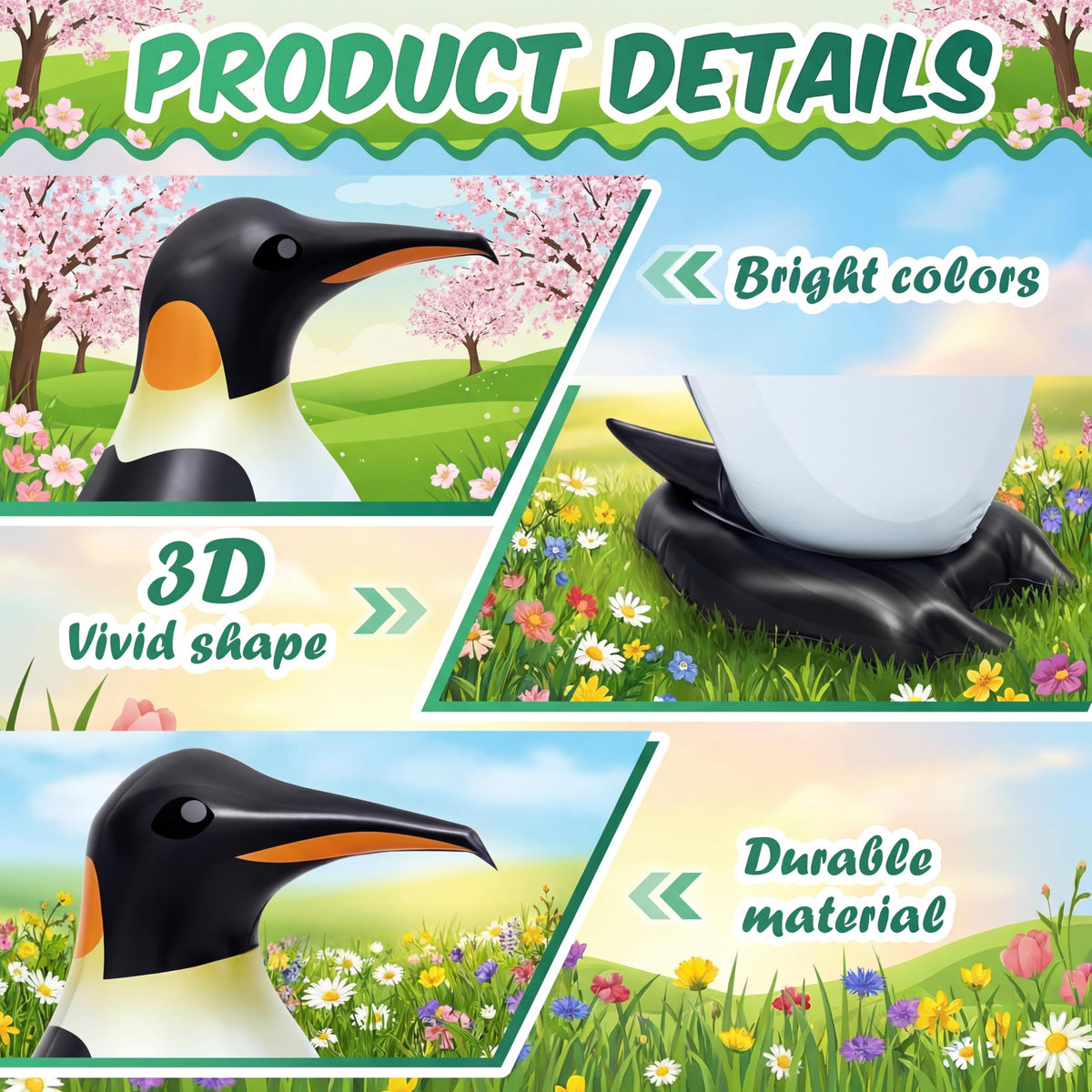 Liliful penguin birthday party decor adds playful charm to photos.