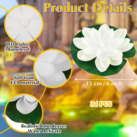 Liliful water activated dots provide hands-free mood lighting