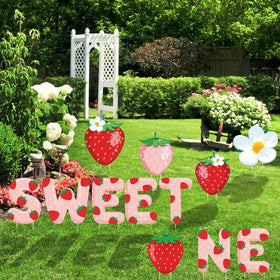 Liliful weather-resistant plastic signs withstand wind, keeping party vibes intact