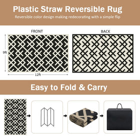 LILIOFFIC reversible outdoor carpet offering two looks for quick refresh.