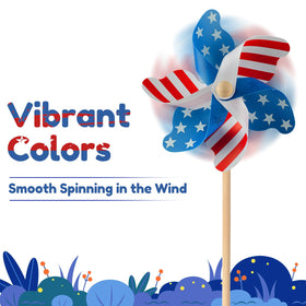 lilLittle rotating pinwheels deter birds while bright colors enhance garden visuals