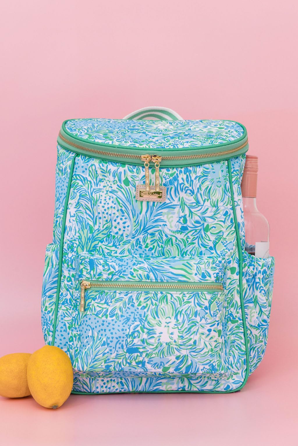 Lilly Pulitzer large-capacity cooler at the pool, ready for a day outdoors.