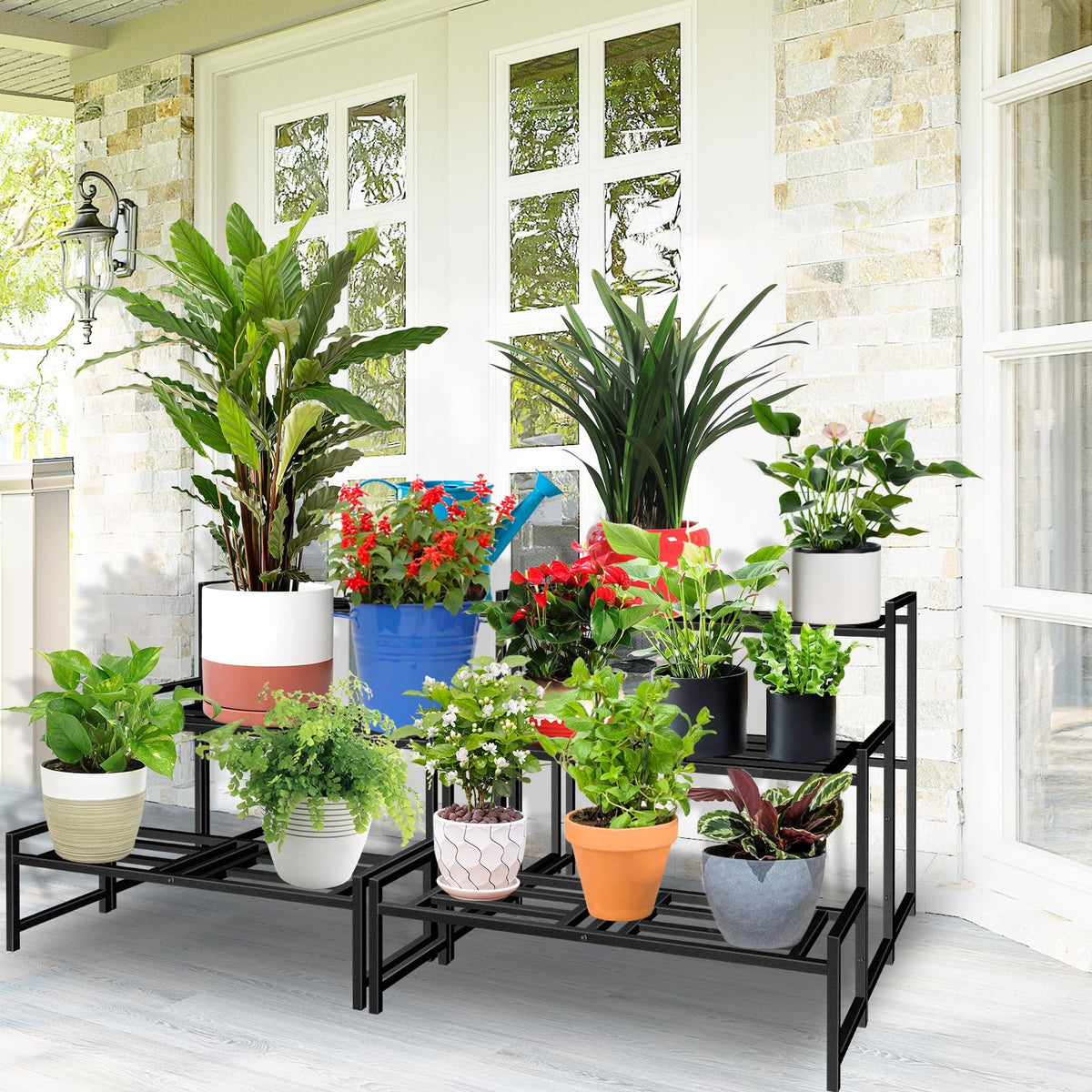 Lilybud patio living area stand suited for porches and sunrooms