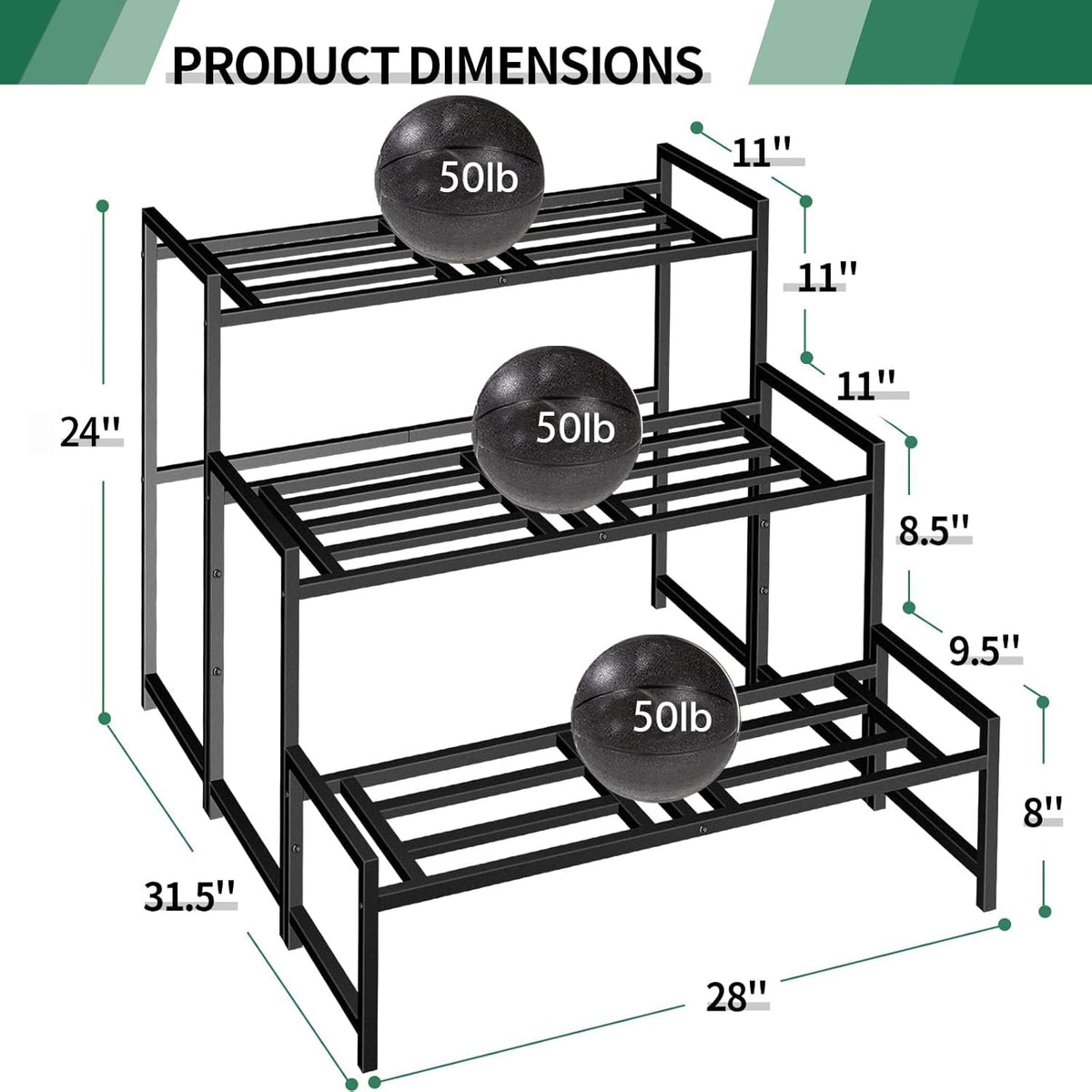 Lilybud stackable plant shelf arranged with different pot sizes