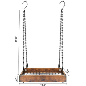 Lilybud space-saving vertical garden setup with large 16-inch hanger.