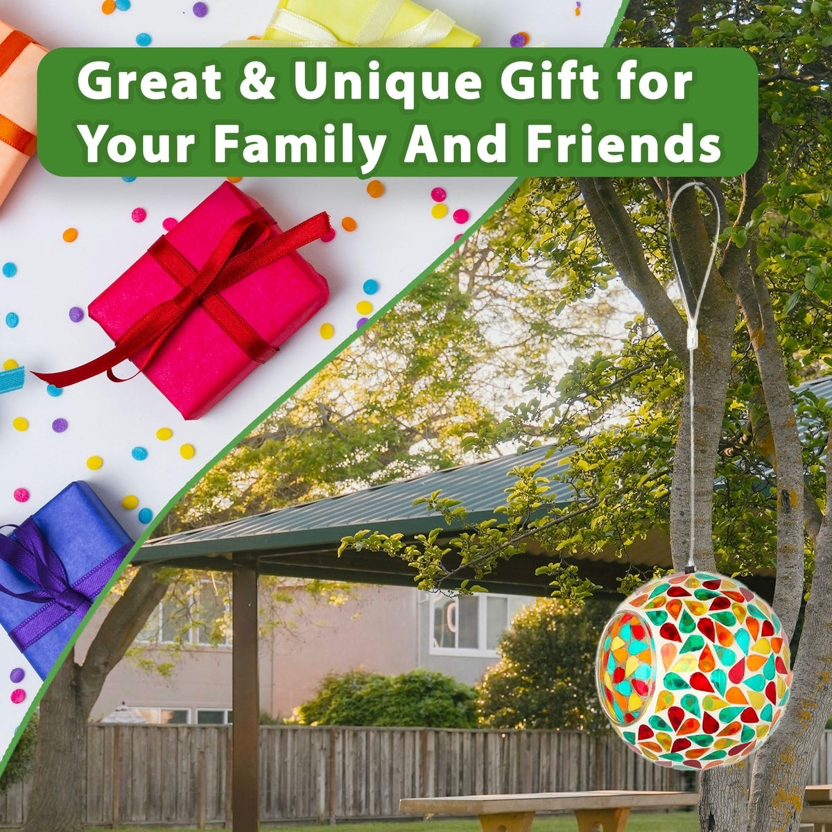 Lily's Home garden decor that blends color with practical feeding