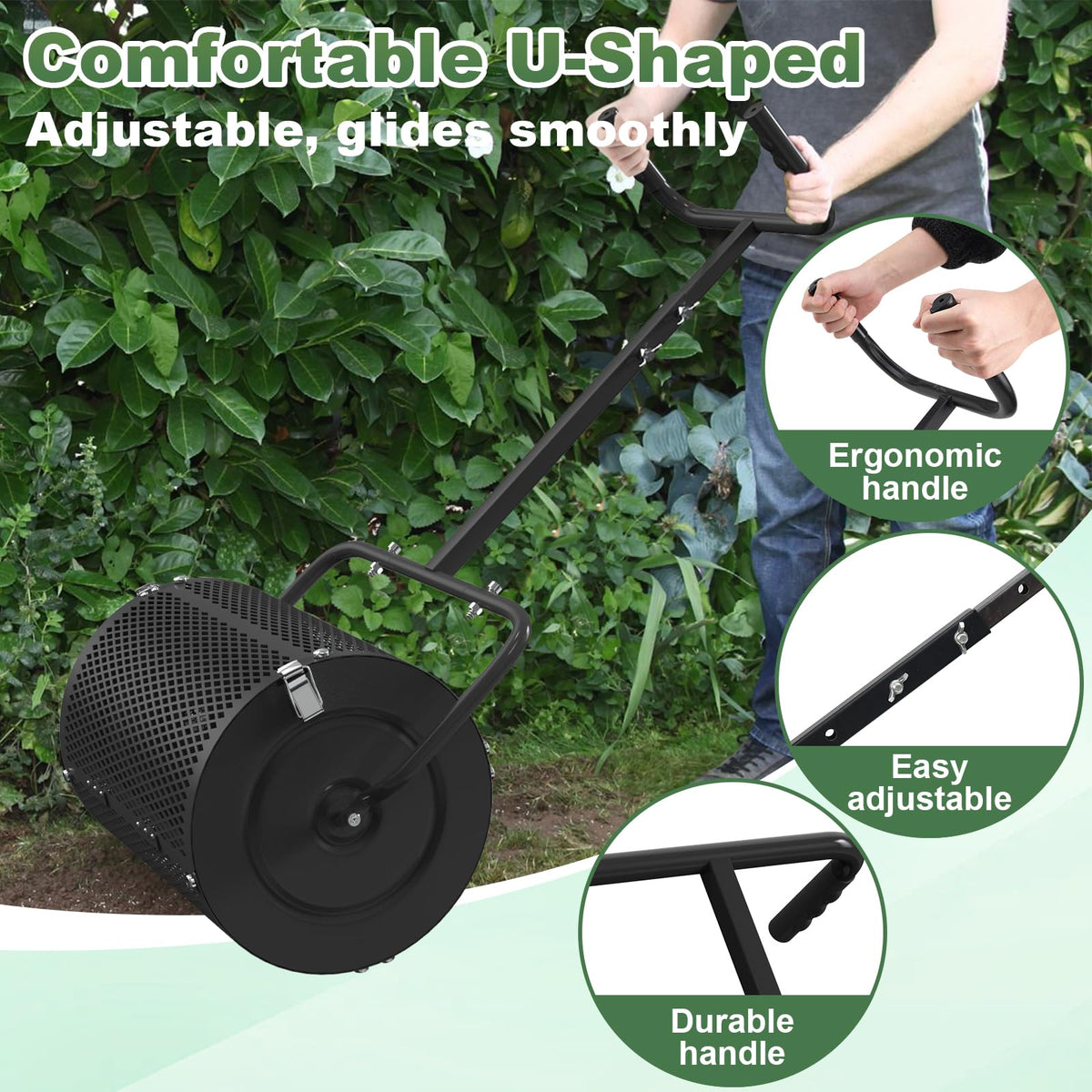Lilyvane heavy-duty metal frame resists rust and wear.