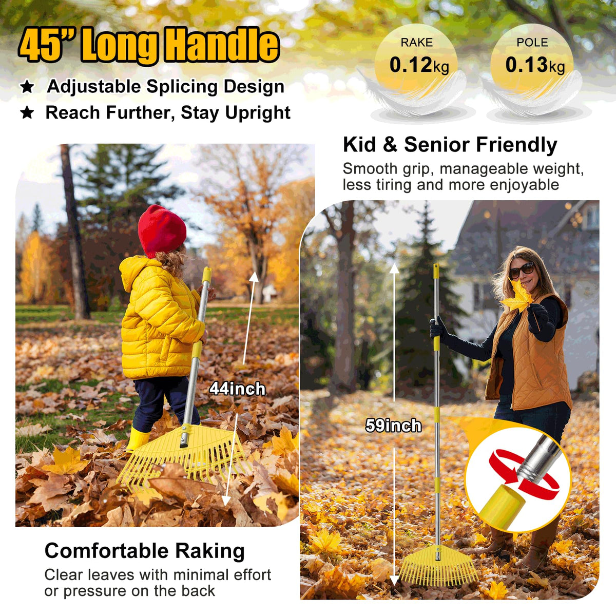 Lilyvane featherlight design makes gardening easy for all ages.