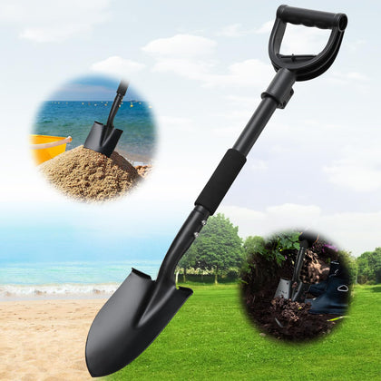 Lilyvane garden shovel 31in length ideal for precise transplanting and trenching.