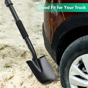 Lilyvane kids-friendly garden shovel is easy for small hands.