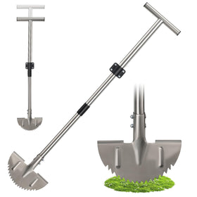 Lilyvane Lawn Edger with adjustable handle for ergonomic edging along sidewalks