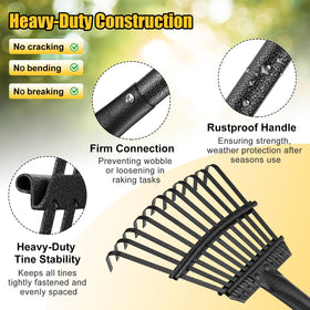 Lilyvane lightweight 1-inch handle balances strength with comfort.