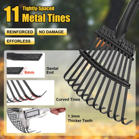 Lilyvane lightweight garden rake suitable for kids and adults.