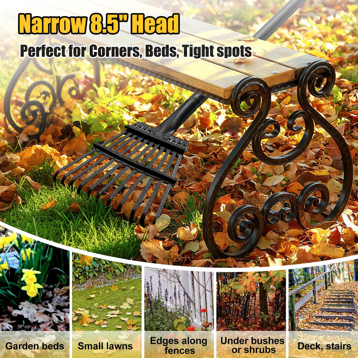 Lilyvane compact design fits tight garden corners for quick use.