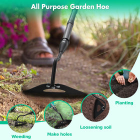 Lilyvane safe edge and pointed corners for precise weeding