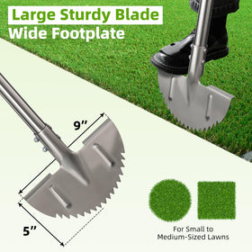 Lilyvane Stainless Steel Edger resists moisture for durable yard use