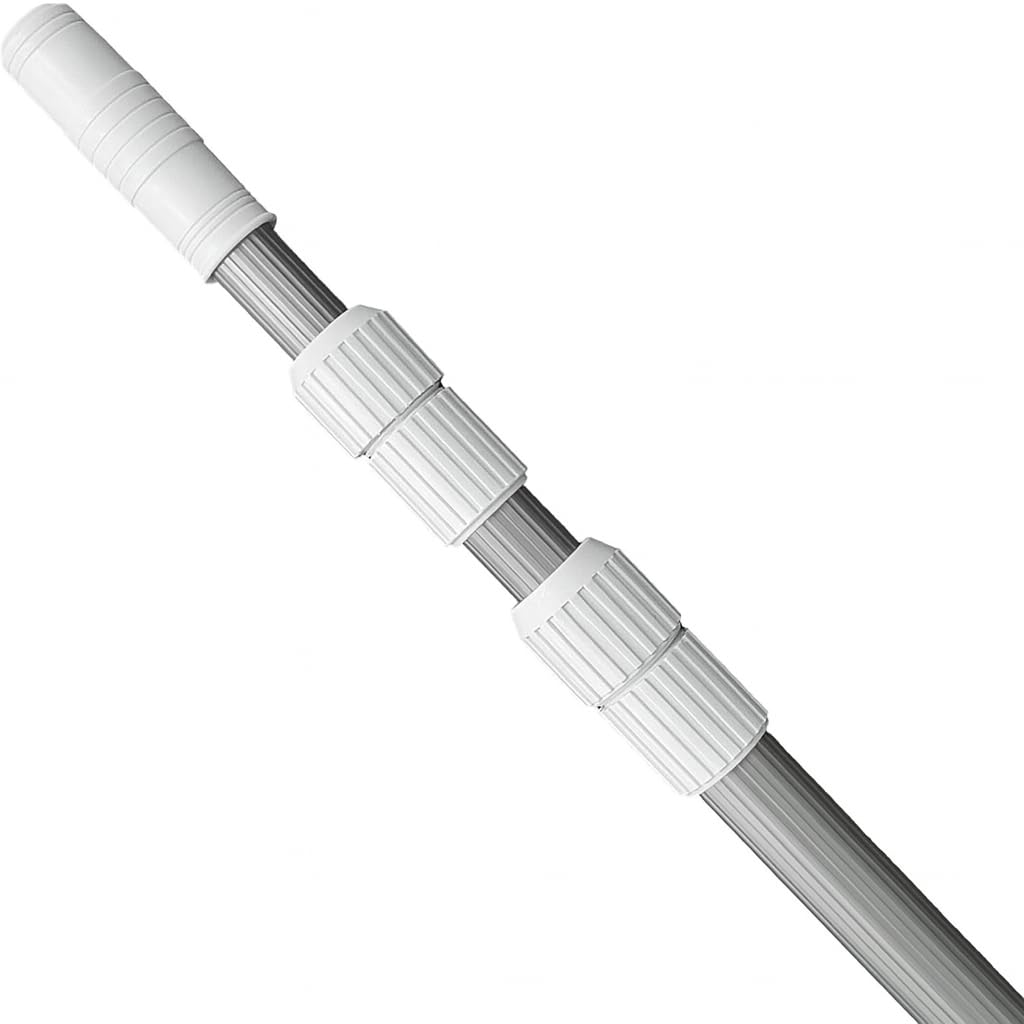LIME POOL 12ft pool pole extended reach for hard-to-reach corners.