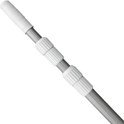 LIME POOL 12ft pool pole extended reach for hard-to-reach corners.