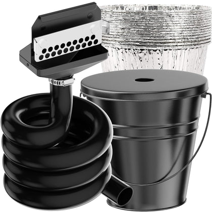 LimeCare grease funnel rear gate keeps drips controlled during grilling