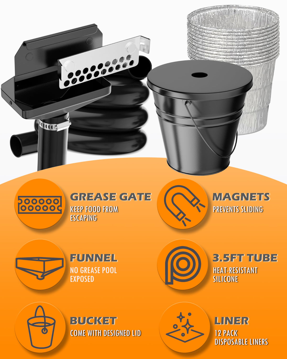 LimeCare hose connection keeps drainage organized and reachable