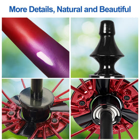 LimeHill wind spinner with durable bearing ensures smooth motion.