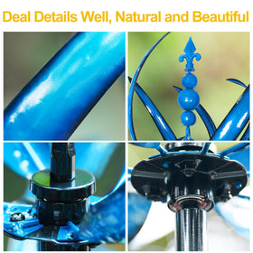 LimeHill wind spinner is hand-painted and UV-treated to resist fading.