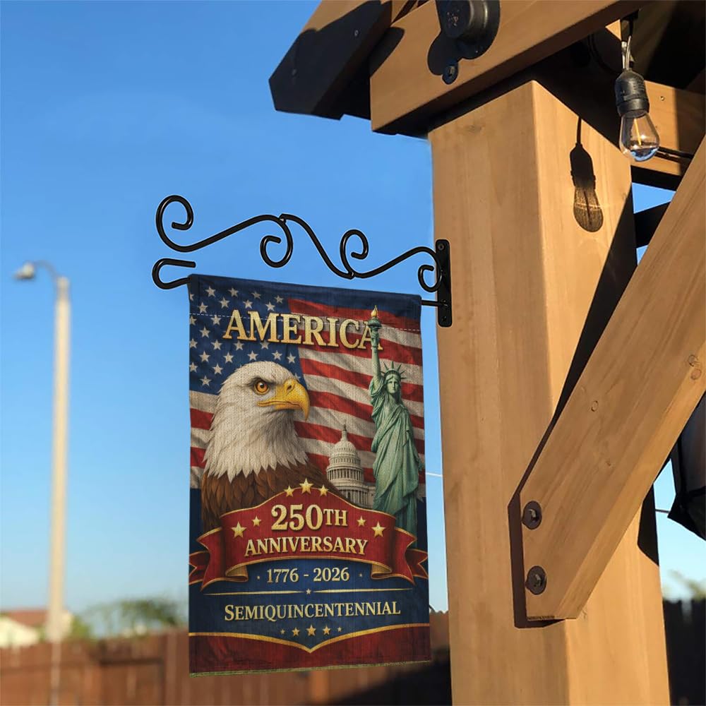 Limima semiquincentennial flag banner celebrates two-and-a-half centuries of heritage.
