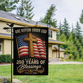 Limima yard-porch display flag ideal for front-entry celebrations