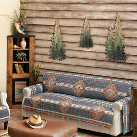 Limygus woodland wall art above a bedroom dresser enhances cozy ambiance