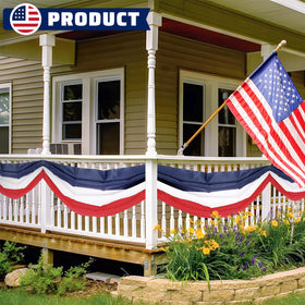 LinaGarten easy-hang bunting flags for quick garden setup