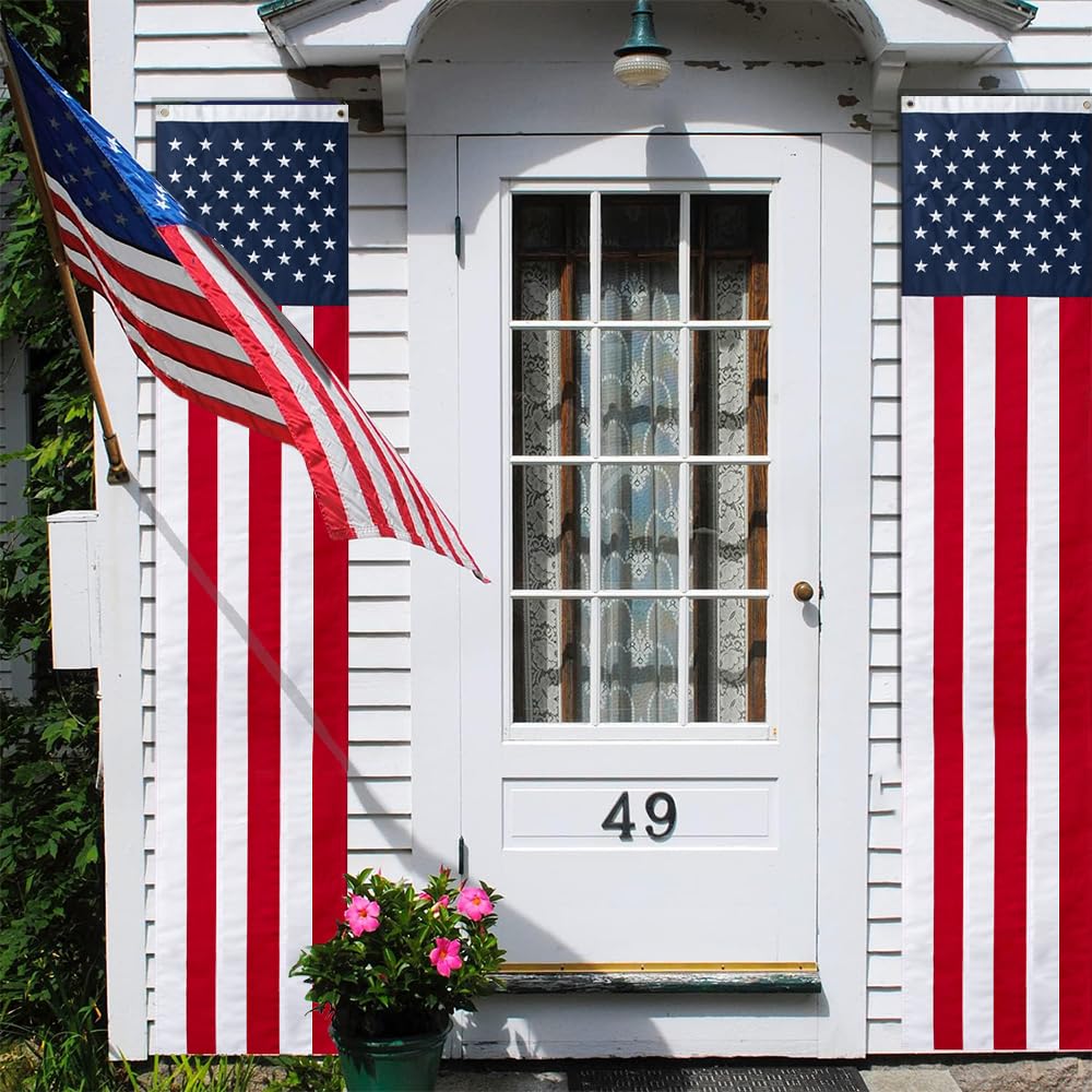 LinaGarten large 67x17 banner features wind-resistant grommets