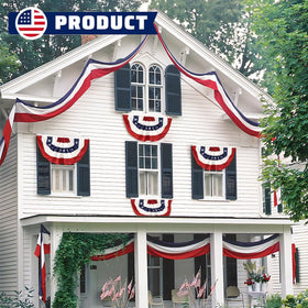 LinaGarten patriotic banner ideal for Memorial Day and 4th of July.