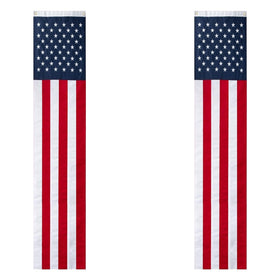 LinaGarten patriotic bunting for door, eye-catching home decor