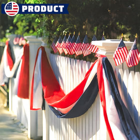 LinaGarten 3x30 ft bunting decorates outdoor spaces beautifully