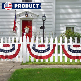 LinaGarten flag colors resist fading in sunlight for bright outdoor decor.